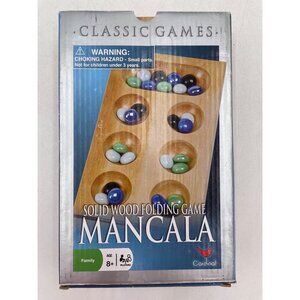 Solid Wood Folding Mancala Game By Cardinal  Strategy & Fun For Family Game Nigh